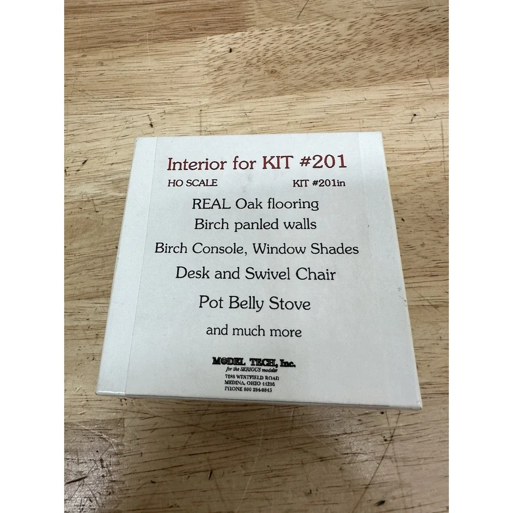 Model Tech HO Scale Interior For Kit #201